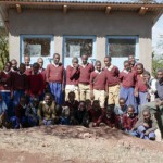 Construction des toilettes de l'école de Marar