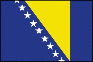 Drapeau de la Bosnie-Herzégovine